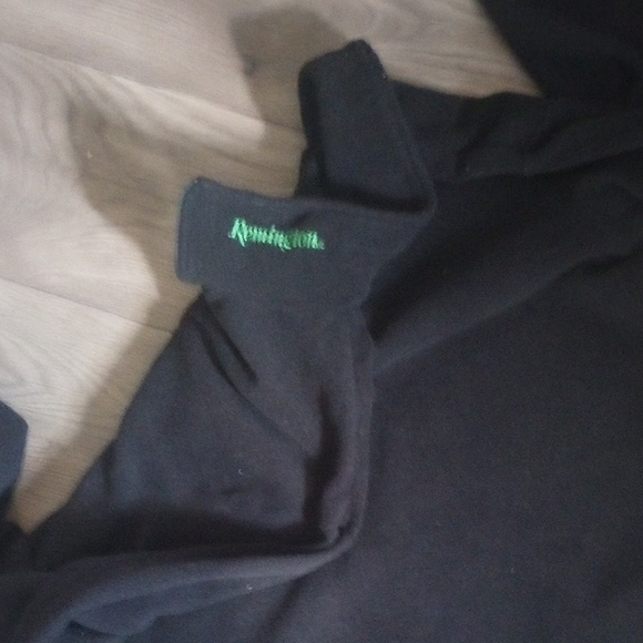 Men's Black 1/4 Zip Remington Fleece - Picture 2 of 3